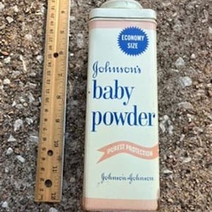 Vintage Johnson and Johnson Baby Powder Tin - Etsy