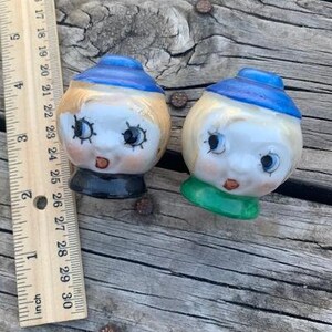 Vintage Boy/Girl Salt/Pepper Shakers, Made in Japan