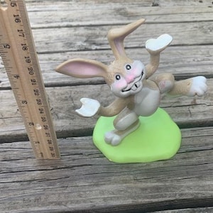 1979 Rabbit Wilton Cake Topper 5.5&quot; tall