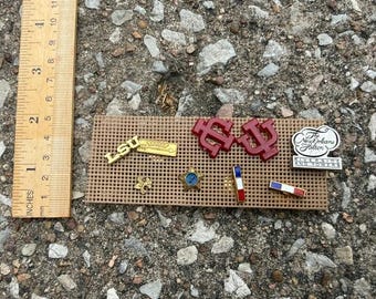 Lot of 9 Vintage Assorted Pins and Insignia Items