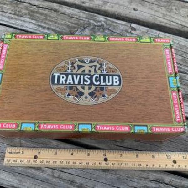 Travis Club Senator Cigar Box - Vintage