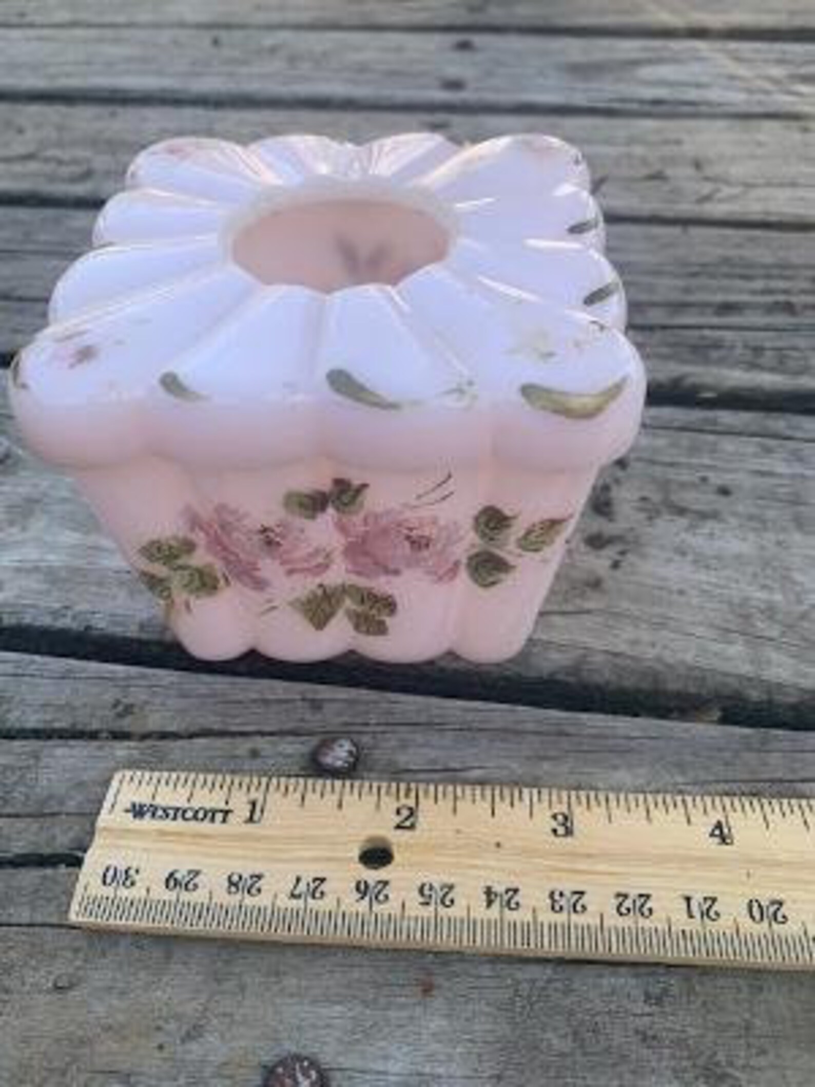 Vintage Cotton Ball Holder Etsy
