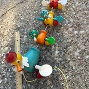 Fisher Price Duck Pull Toy - Etsy