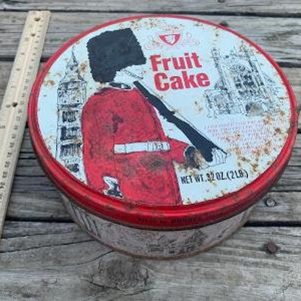 Fruit Cake Tin Etsy