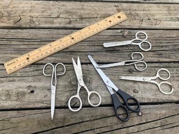 Set 6 Vint. Child Scissors