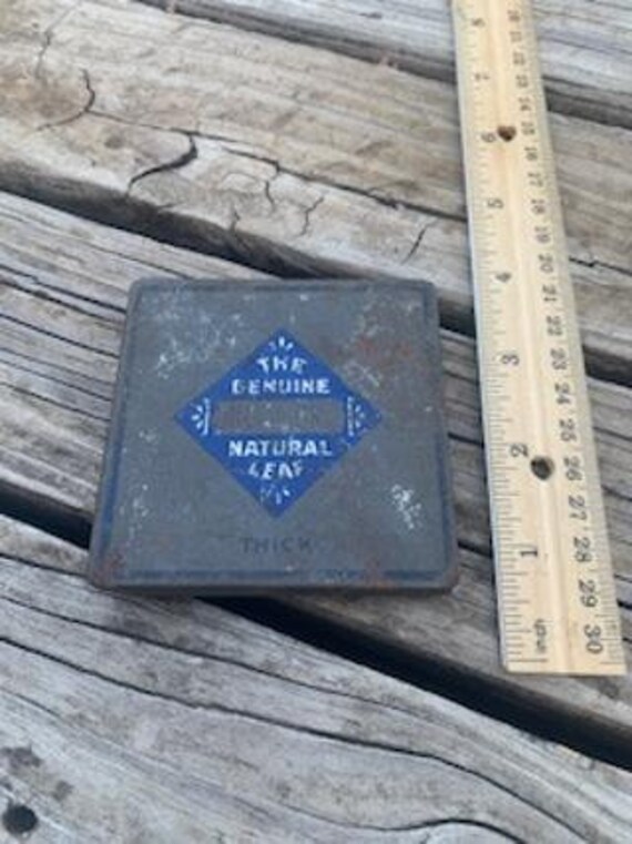drummond tobacco Vintage the Genuine Drummond Natural Leaf Flat Tobacco Tin