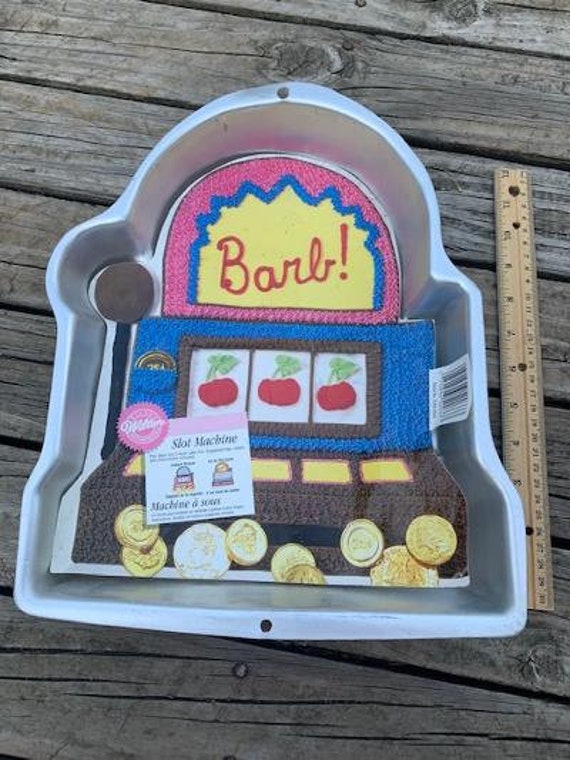 1998 Wilton Slot Machine Cake Pan with Instructions Etsy