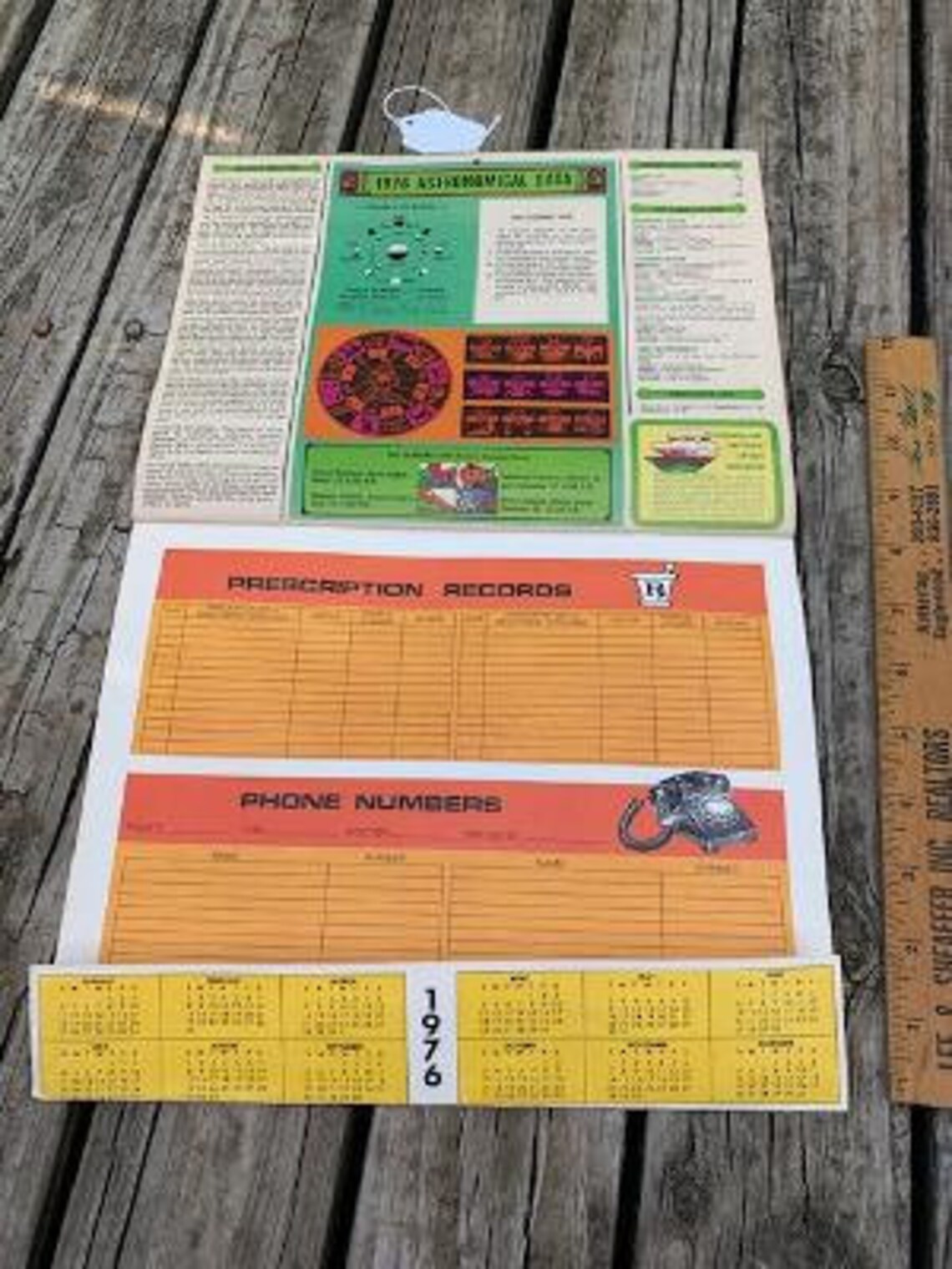 Vintage 1976 Bicentennial Calendar - Etsy