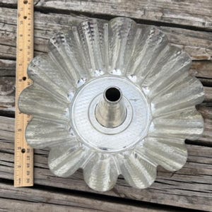 Vintage Ornate Fluted Tin Brioche/Mousse/Cake/Flan Pan