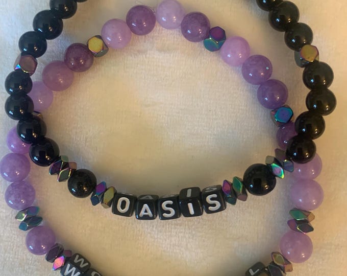 Featured listing image: Oasis - Wonderwall Stretchy Stacking Bracelets