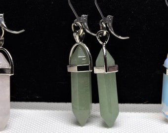 Boucles d’oreilles aventurine