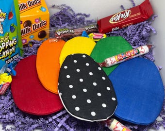 Reusable Easter Eggs - Small - Rainbow - Half Dozen