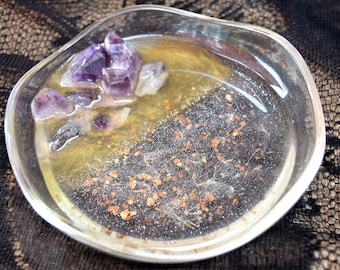 Amethyst Glass Dish