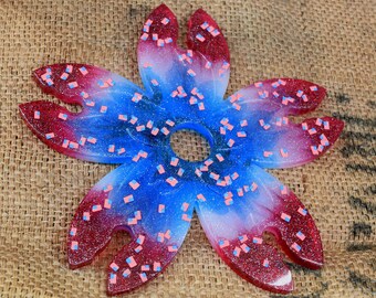 Red White and Blue Wine Caddy