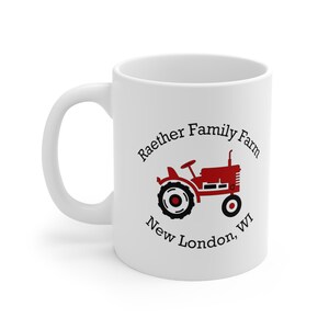 Raether Family Farm logo Ceramic Mug 11oz
