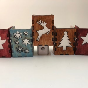 Winter Nightlight SVG File Pack for Glowforge or K40