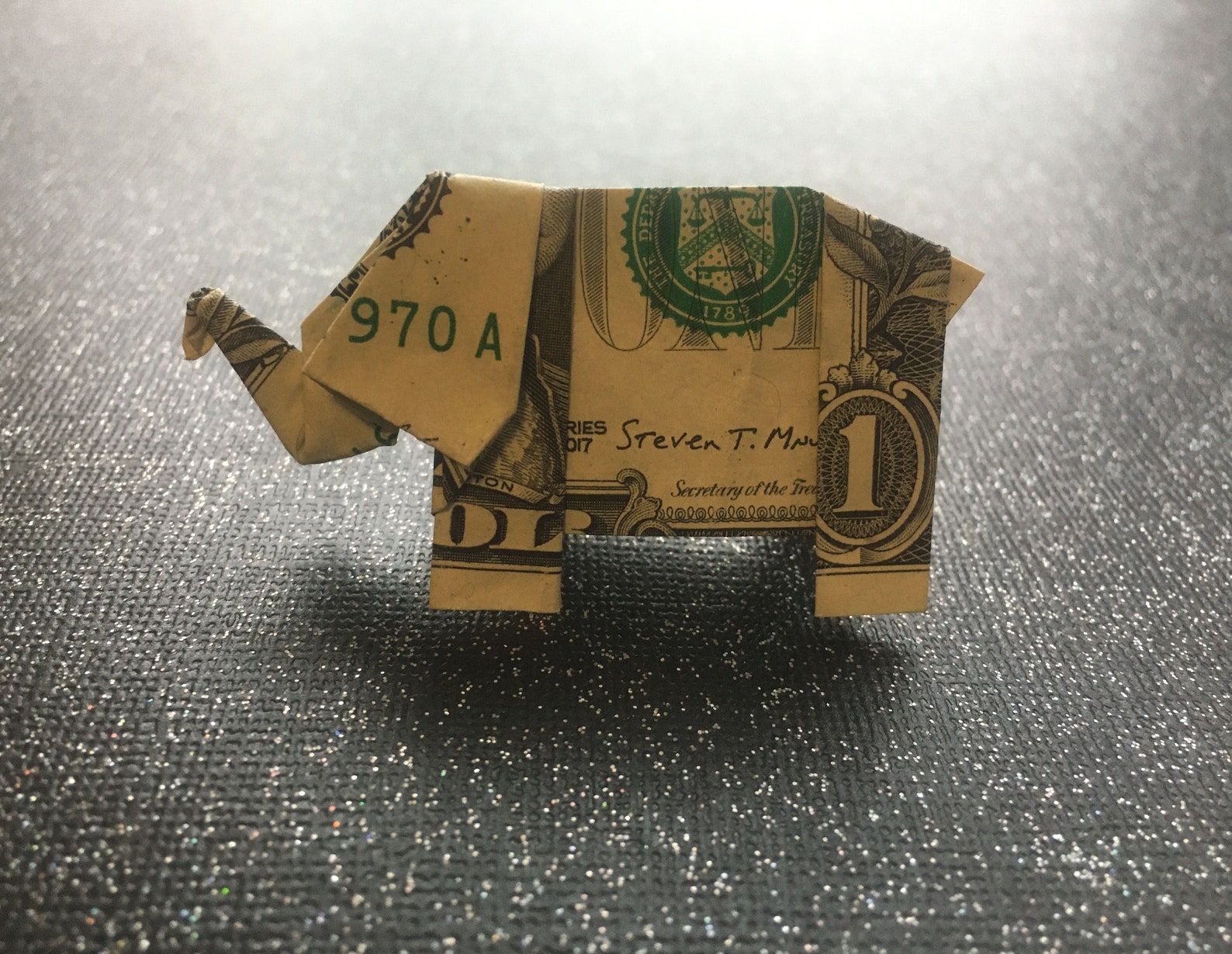 Elephant Origami Dollar Bill Etsy