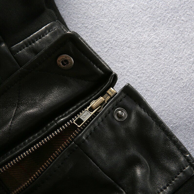 Flight Jacket Bomber Genuine Leather Jacket Men Winter Coat Motorcycle Leather Jacket