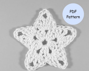 Crochet Pattern: Star Ornament