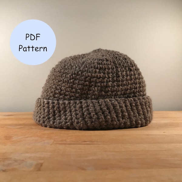 Crochet Pattern: Beanie Fisherman's Skullcap