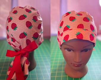 Strawberry Scrub Hat - Etsy