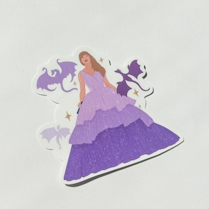 Speak Now Cupcake Dress Eras Sticker