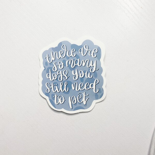 Acaricia algunos perros Pegatina