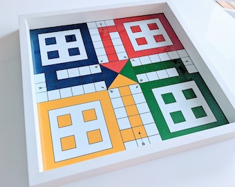 Ludo game board Glass Ludo Pachisi Dayakattam ludi Parcheesi Mensch ärgere dich nicht Fia med knuff Chińczyk Fei Xing Qi Barjis/Barjees