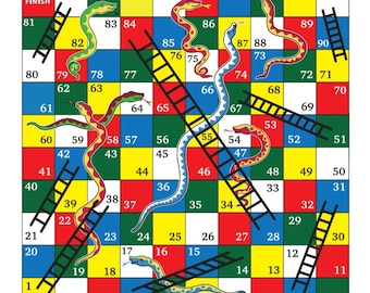 Snakes and Ladders Print download