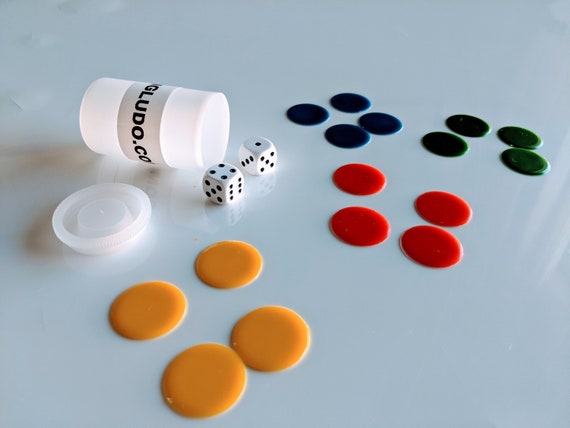 Free Printable Ludo Board Game with Dice and Tokens