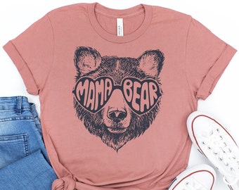 Mama Bear Shirt, Mom Shirt, Mother's Day Gift, Shirt for Mom, Momma Bear Shirts, Pregnancy Announcement Shirt, Baby Shower Gifts, Mama Shirt