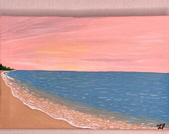 Sunset Paradise Remake - Lienzo acrílico