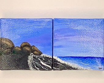 Arena negra - Mini lienzo