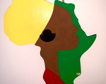 Santo Tomé - Placa africana de madera