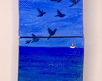 Vista de pájaro - Mini lienzo