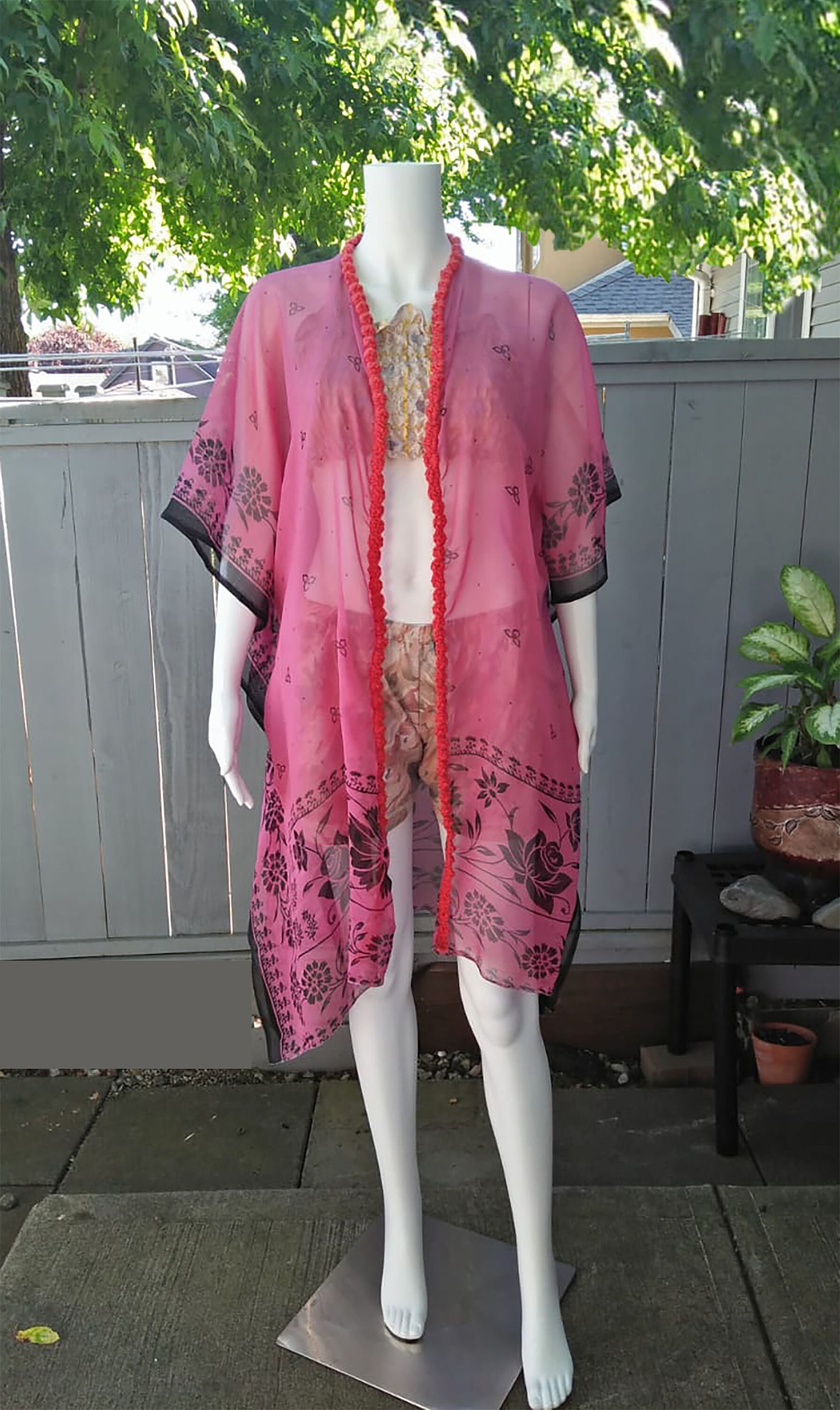 Kimono Cardigan Crocheted Kimono Women Clothing Bohemian - Etsy