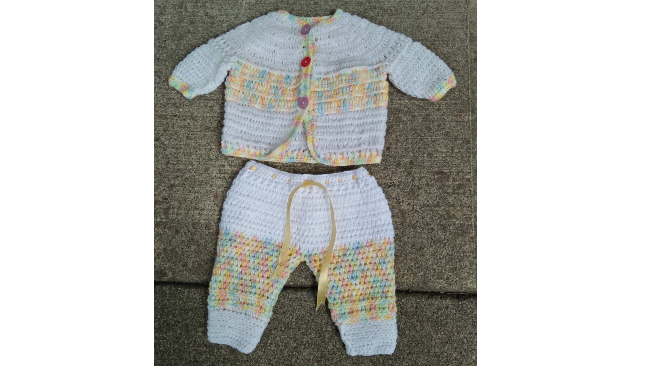 6-9 Months Baby Gift Baby Sweater And Trousers Baby Outfit Infant Clothing Hand Knitted Baby Cardigan And Pants