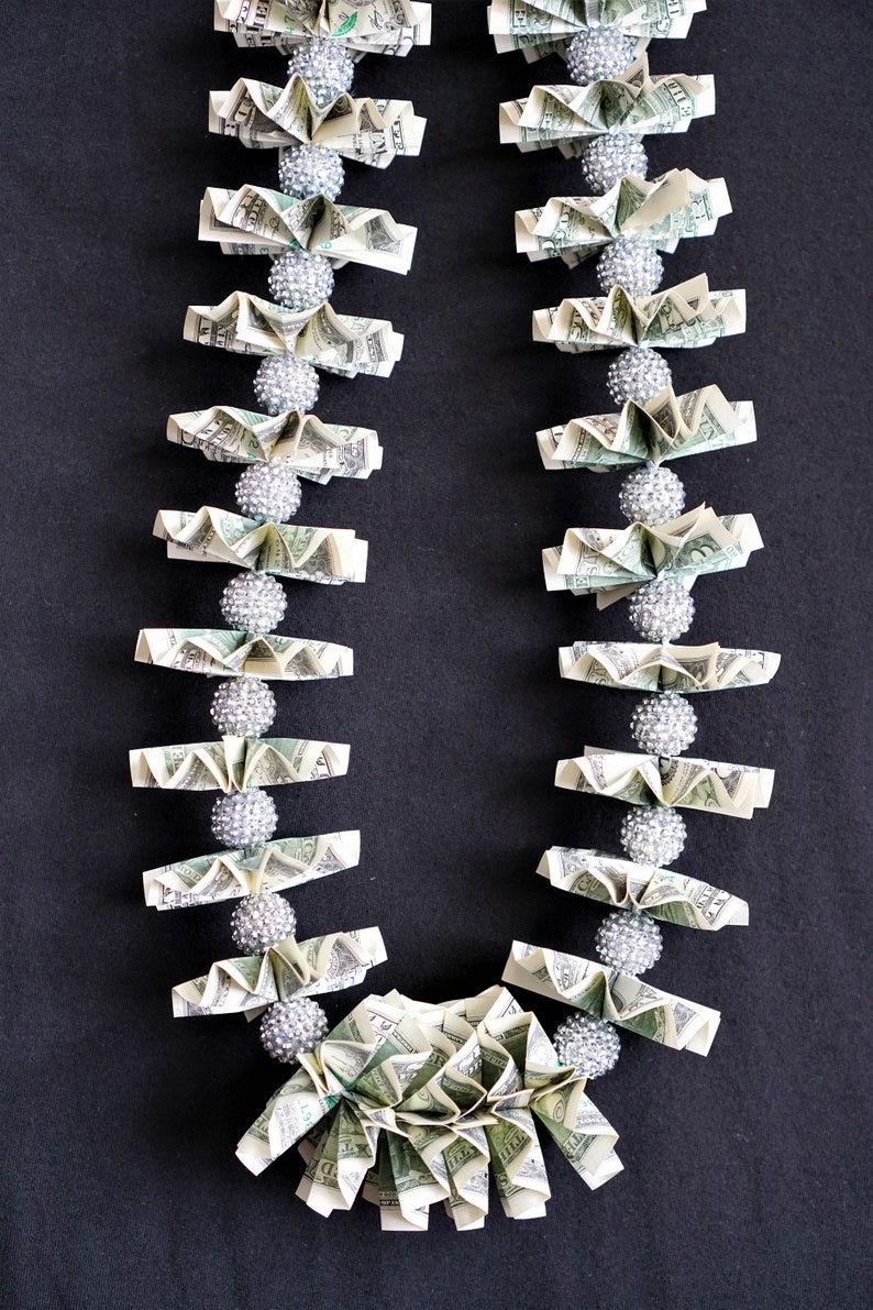 Beaded Money Lei Rhinestone Bead 
