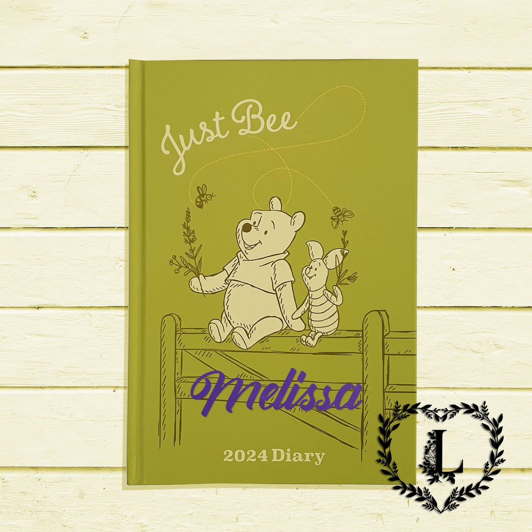 Personalised 2024 Winnie the Pooh Diary A5 Disney Diary Planner