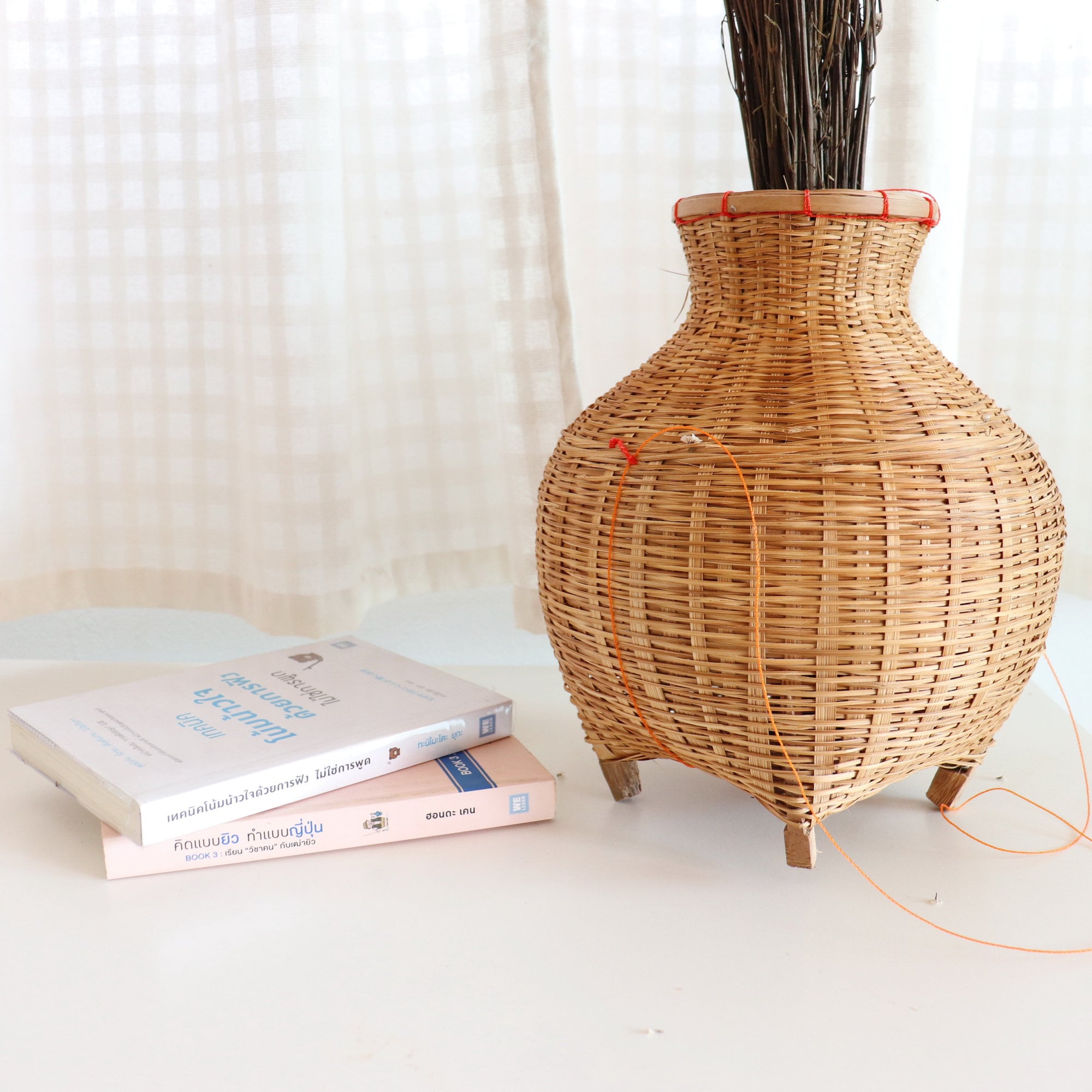 BAMBOO HANDWOVEN VASE Bamboo Vase Tall Vases Decor Vases Etsy UK