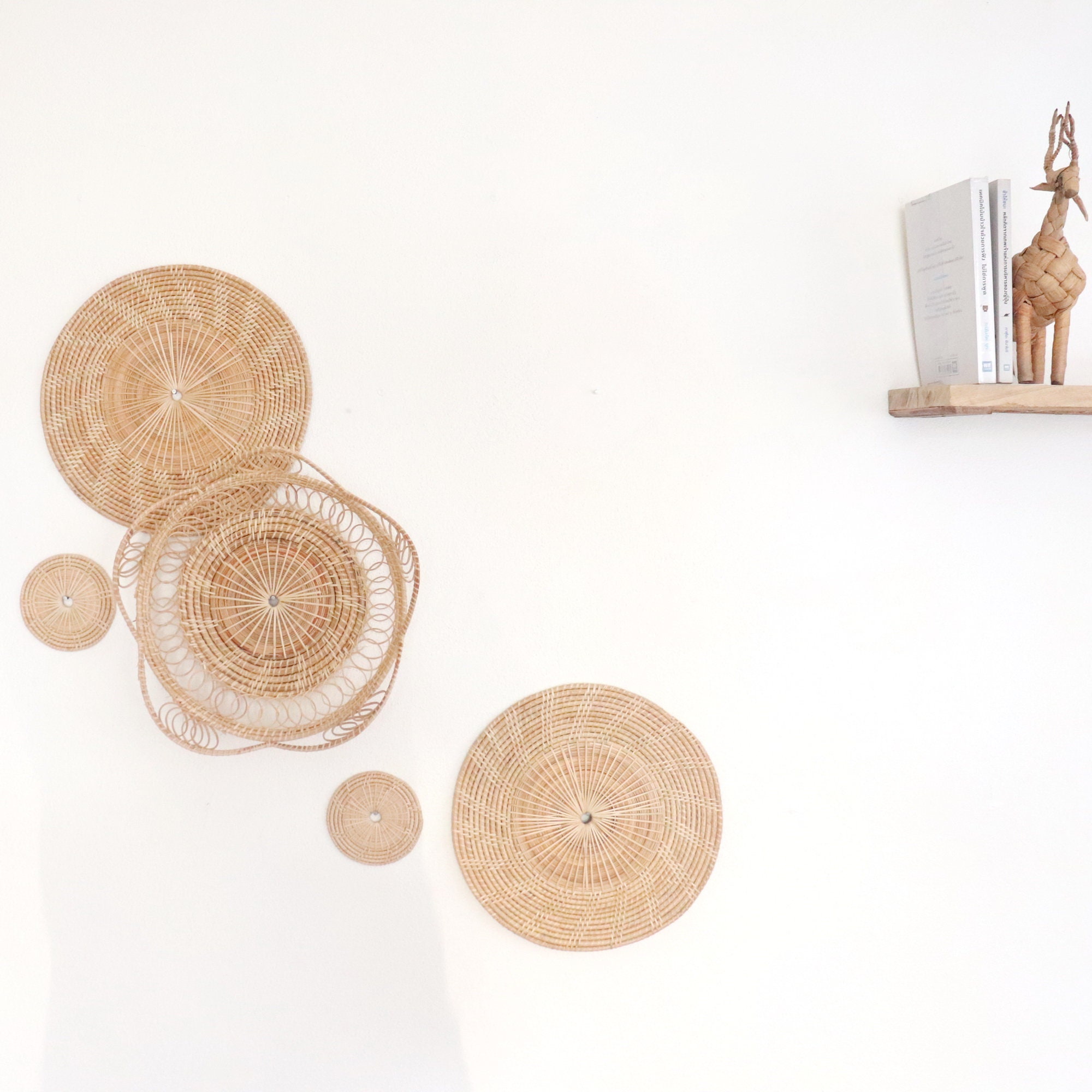 RATTAN WALL DECOR Wall Hanging WinnowingRattan Wall Etsy