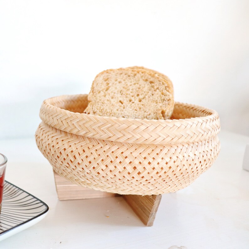BAMBOO STEAMER Basketwoven Basketsbamboo Plant Basketbasket Etsy