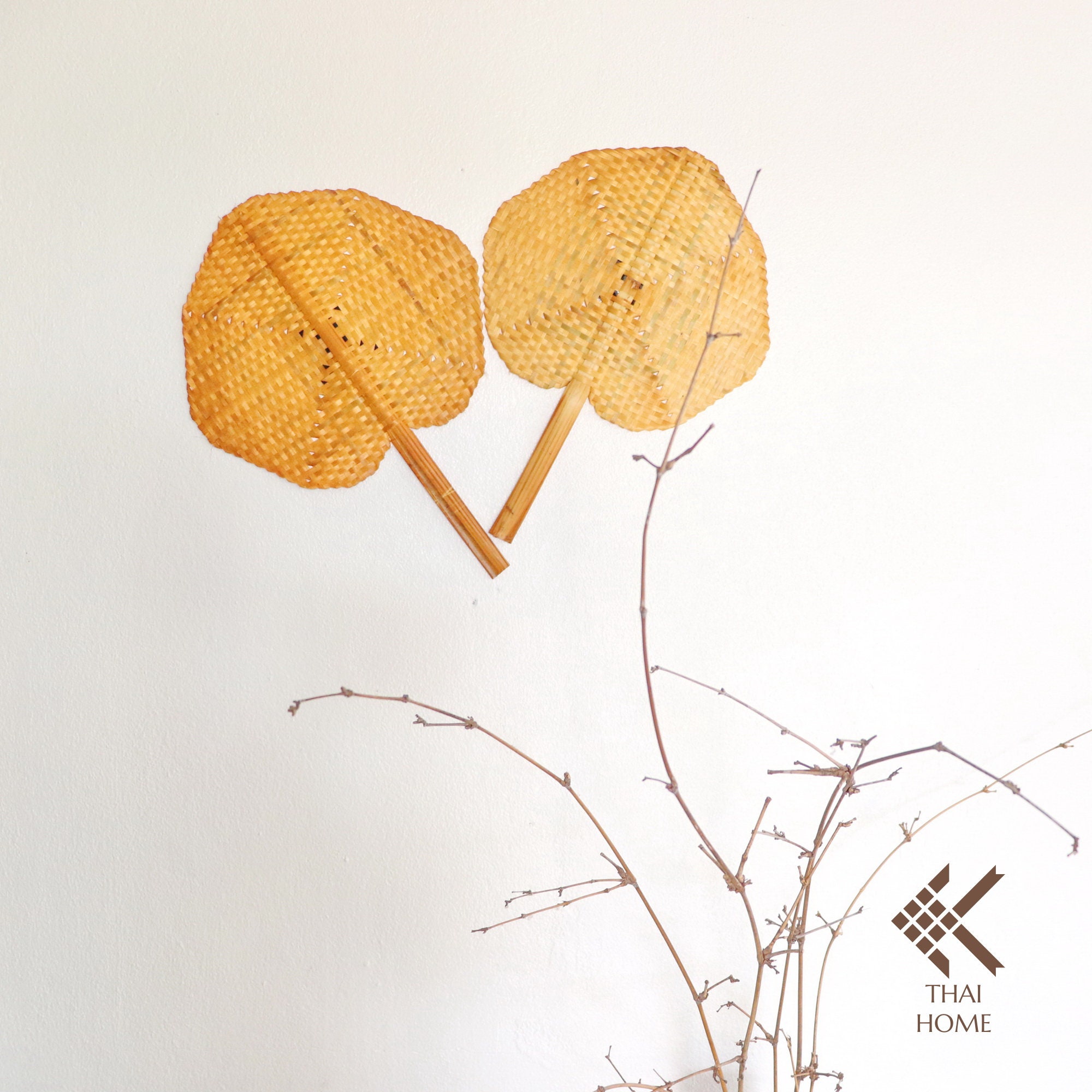 Bamboo Woven Fan Wall Decor bamboo Wall Artbamboo Wall Fans Etsy