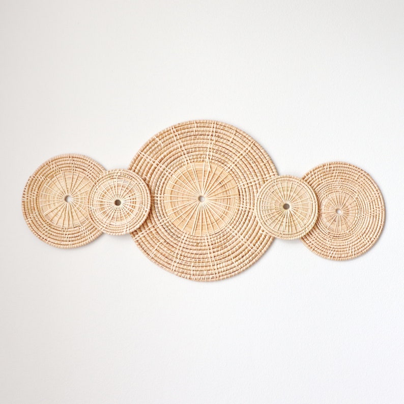 Rattan Wall Decor SA LA Winnowing Rattan Wall Hanging Etsy