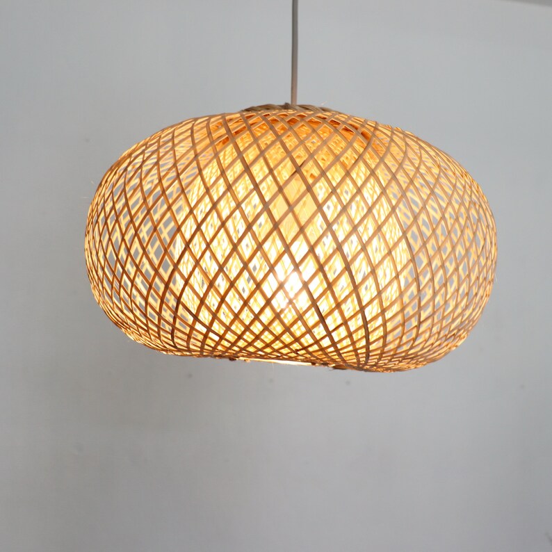 BAMBOO PENDANT LIGHTPendant light pendant lamps handmade Etsy
