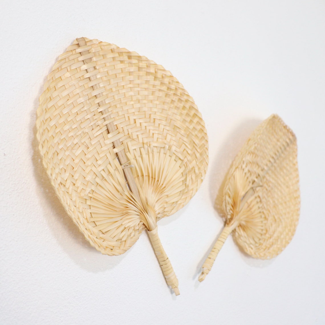 Bamboo Hand Fan Wall Hanging Woven Fan Wall Decor bamboo Etsy