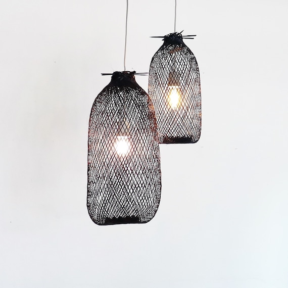 Black Bamboo Pendant Light Shade Lampshade Lamp Ireland Black Bamboo Pendant Light Shade, Cage Bamboo Pendant Lamp Shader