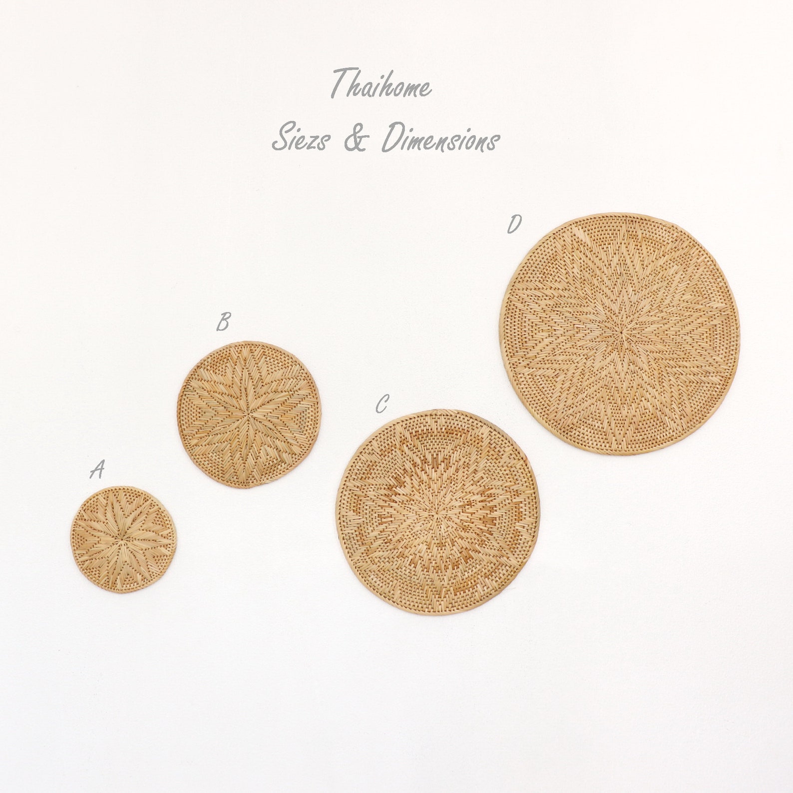 Wall HANGING Winnowingrattan Wall Hangingcozy Home Wall Etsy