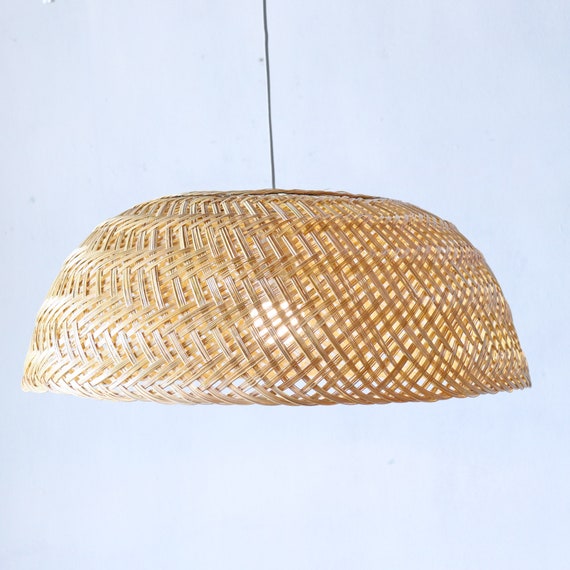 NIPAH PENDANT LIGHT Pendant Light Shade Bamboo Lampshade Lamp | Etsy