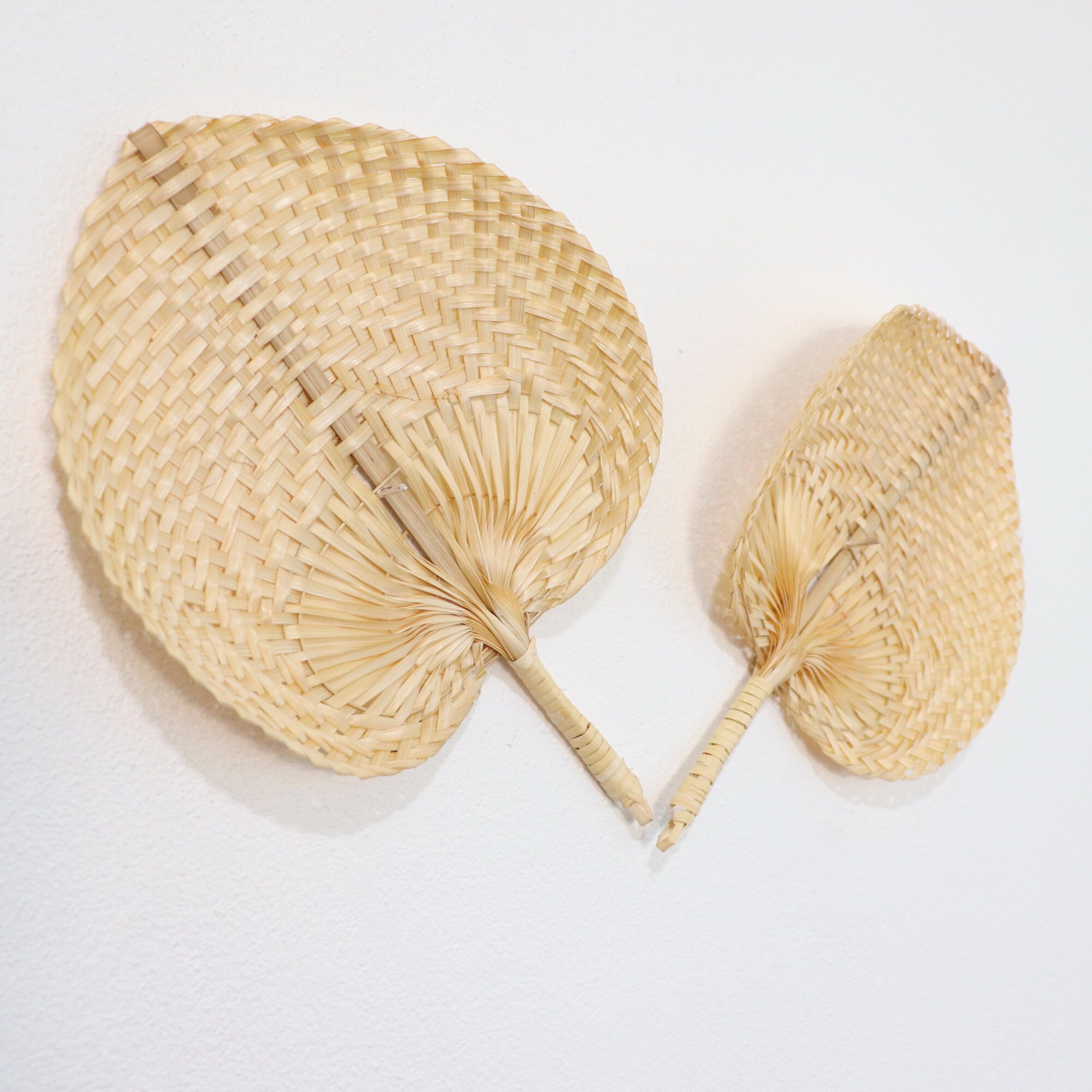 Bamboo Hand Fan Wall Hanging Woven Fan Wall Decor bamboo Etsy
